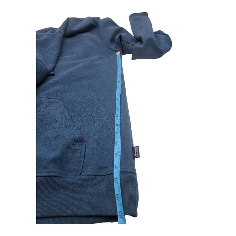 Patagonia Hoody Men XL Blue M Line Logo Ridge Uprisal Relax Fit Gorpcore Hiking - Picture 3 of 8